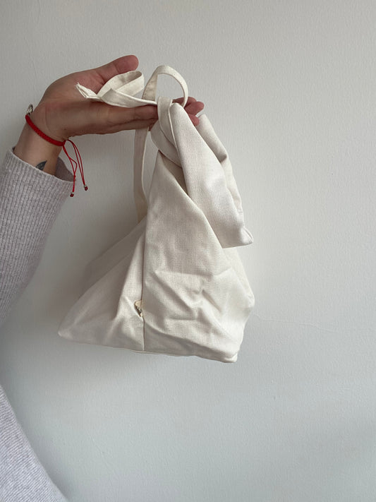 Bolsa de pan grande con doble forro y piso impermeable